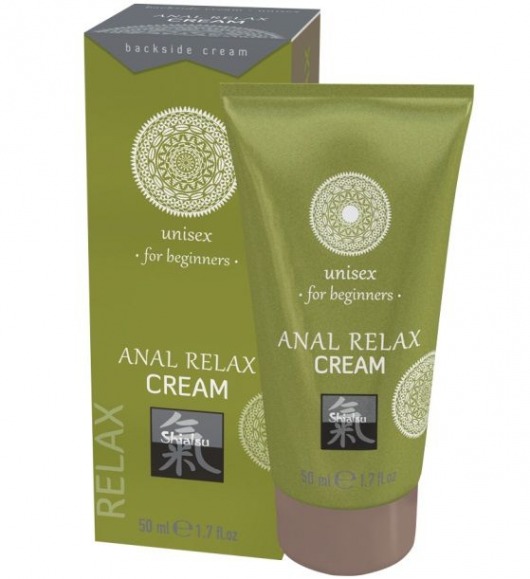 Анальный крем Anal Relax Cream - 50 мл. - Shiatsu - купить с доставкой в Смоленске