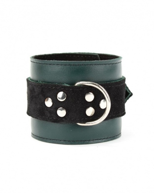 Изумрудные наручники Ladys Arsenal на карабинах - БДСМ Арсенал - купить с доставкой в Смоленске