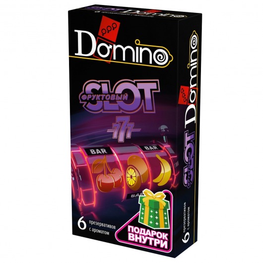 Ароматизированные презервативы DOMINO  Фруктовый слот  - 6 шт. - Domino - купить с доставкой в Смоленске