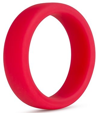 Красное эрекционное кольцо Silicone Go Pro Cock Ring - Blush Novelties - в Смоленске купить с доставкой