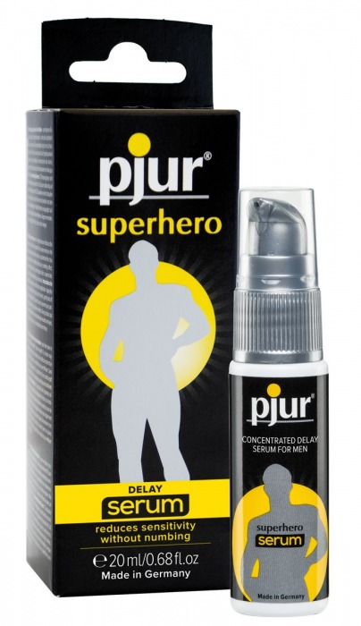 Сыворотка-пролонгатор pjur SUPERHERO Delay Serum - 20 мл. - Pjur - купить с доставкой в Смоленске