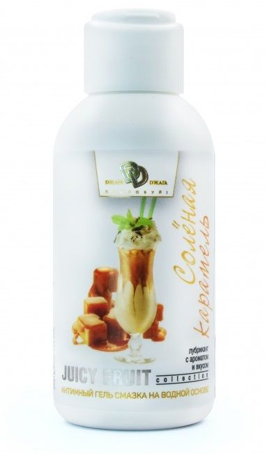 Интимный гель-смазка JUICY FRUIT с ароматом солёной карамели - 100 мл. - БиоМед - купить с доставкой в Смоленске