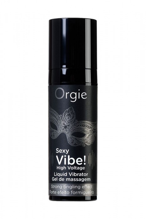 Гель для массажа ORGIE Sexy Vibe High Voltage с эффектом вибрации - 15 мл. - ORGIE - купить с доставкой в Смоленске