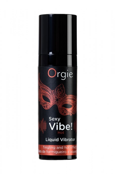 Разогревающий гель для массажа ORGIE Sexy Vibe Hot с эффектом вибрации - 15 мл. - ORGIE - купить с доставкой в Смоленске
