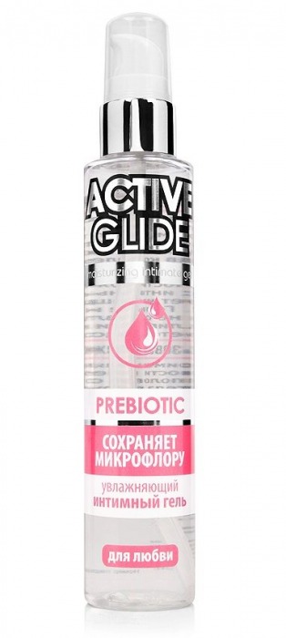 Увлажняющий интимный гель Active Glide Prebiotic - 100 гр. - Биоритм - купить с доставкой в Смоленске