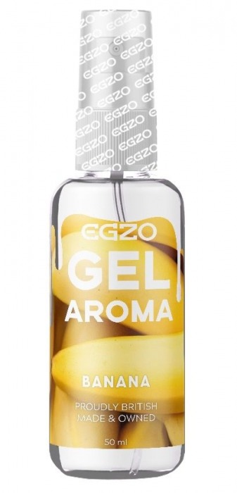 Интимный лубрикант EGZO AROMA с ароматом банана - 50 мл. - EGZO - купить с доставкой в Смоленске