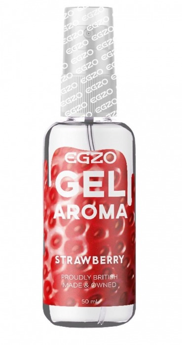 Интимный лубрикант EGZO AROMA с ароматом клубники - 50 мл. - EGZO - купить с доставкой в Смоленске