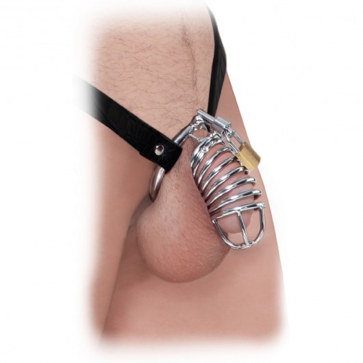 Кольцо верности Extreme Chastity Belt с фиксацией головки - Pipedream - купить с доставкой в Смоленске