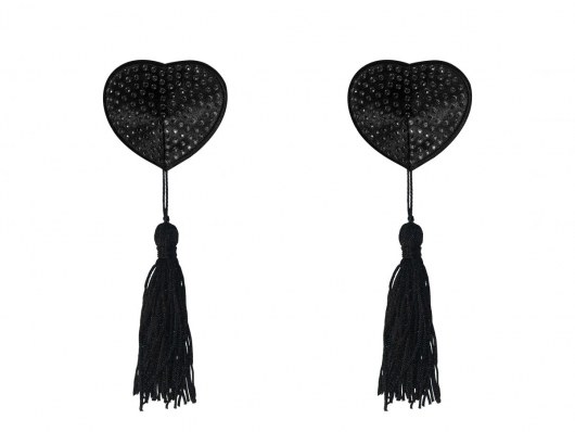 Черные пэстисы-сердечки Evans с кисточками - Lola Lingerie купить с доставкой