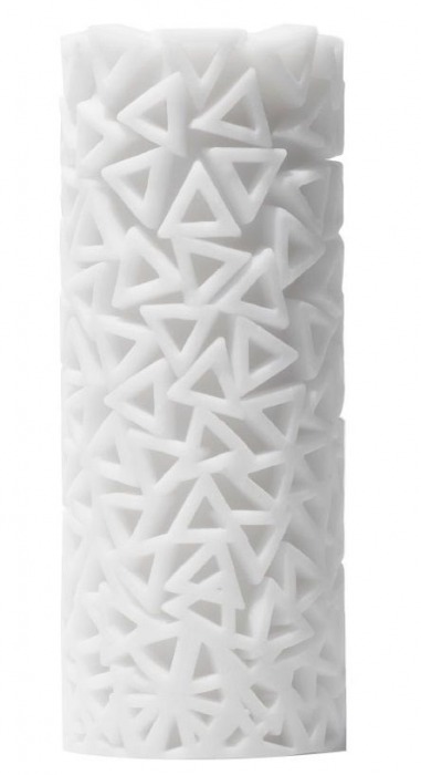 Белый 3D мастурбатор PILE - Tenga - в Смоленске купить с доставкой
