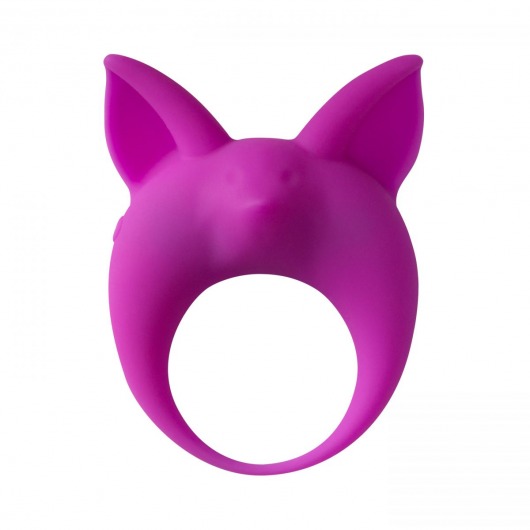 Фиолетовое эрекционное кольцо Kitten Kyle - Lola Games - в Смоленске купить с доставкой