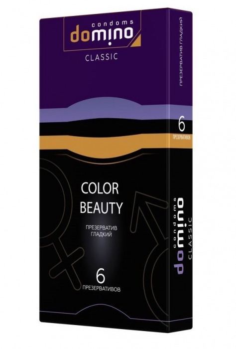 Разноцветные презервативы DOMINO Colour Beauty - 6 шт. - Domino - купить с доставкой в Смоленске