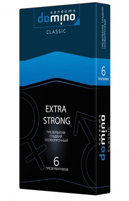 Суперпрочные презервативы DOMINO Extra Strong - 6 шт. - Domino - купить с доставкой в Смоленске