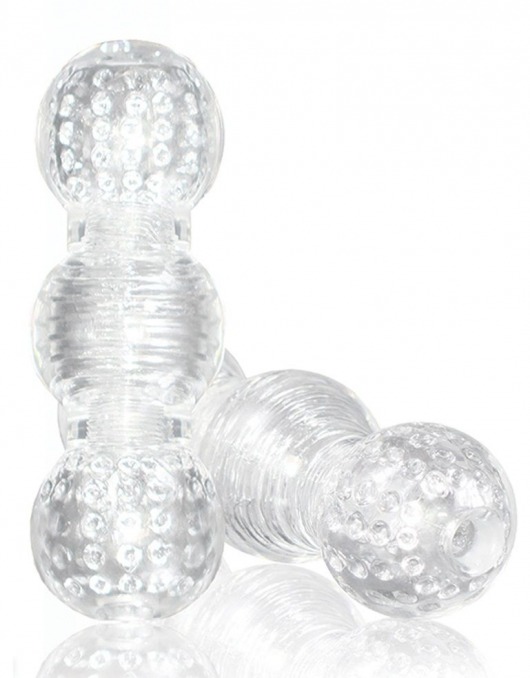 Прозрачный фигурный мастурбатор Master Stroker - Blush Novelties - в Смоленске купить с доставкой