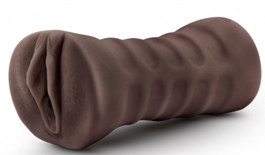 Коричневый мастурбатор-вагина Hot Chocolate Brianna - Blush Novelties - в Смоленске купить с доставкой