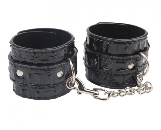 Черные наручники Surrender Wrist Restraints - Chisa - купить с доставкой в Смоленске