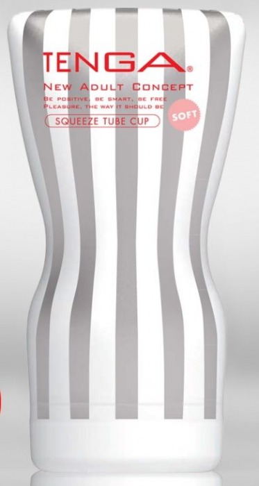 Мастурбатор TENGA Squeeze Tube Cup Soft - Tenga - в Смоленске купить с доставкой