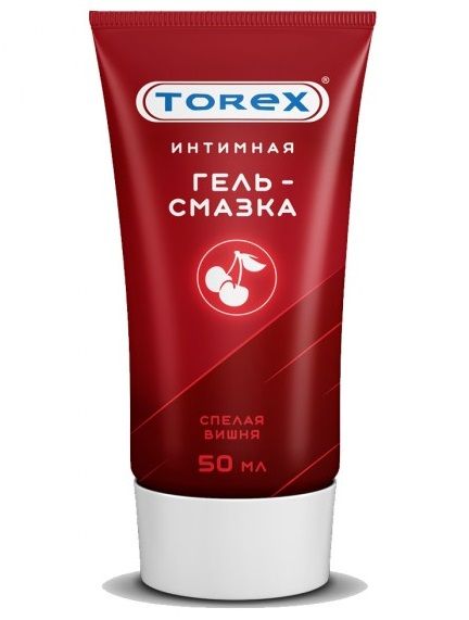 Смазка на водной основе TOREX  Спелая вишня  - 50 мл. - Torex - купить с доставкой в Смоленске