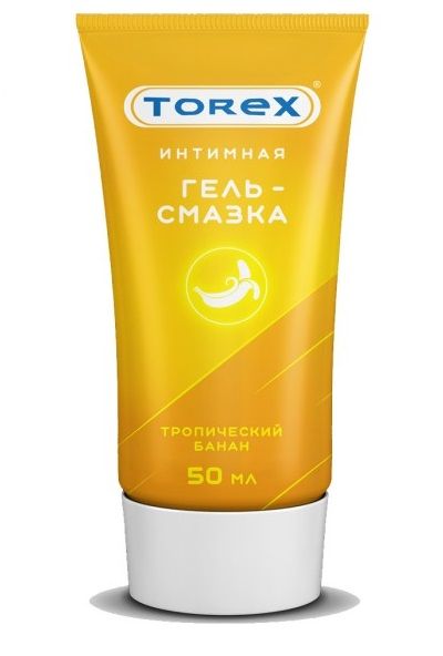 Смазка на водной основе TOREX  Тропический банан  - 50 мл. - Torex - купить с доставкой в Смоленске