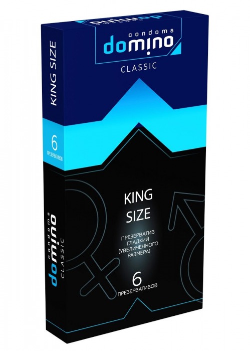 Презервативы увеличенного размера DOMINO Classic King size - 6 шт. - Domino - купить с доставкой в Смоленске