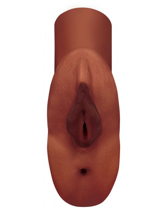 Коричневый мастурбатор Perfect Pussy Double Stroker - Pipedream - в Смоленске купить с доставкой