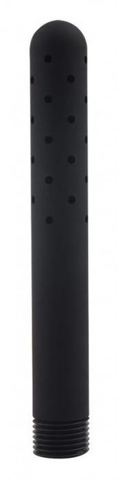 Черная насадка для анального душа ANAL DOUCHE - 15 см. - Dream Toys - купить с доставкой в Смоленске