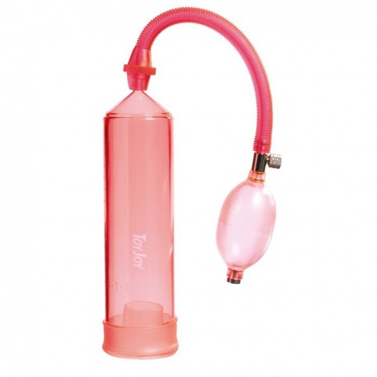Красная вакуумная помпа Power Pump Red - Toy Joy - в Смоленске купить с доставкой