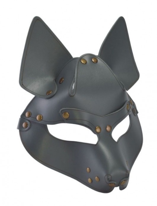 Серая маска Wolf с клепками - Sitabella - купить с доставкой в Смоленске