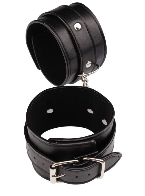 Черные оковы Classic Ankle Cuffs - Chisa - купить с доставкой в Смоленске
