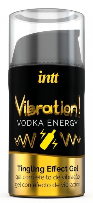 Жидкий интимный гель с эффектом вибрации Vibration! Vodka Energy - 15 мл. - INTT - купить с доставкой в Смоленске