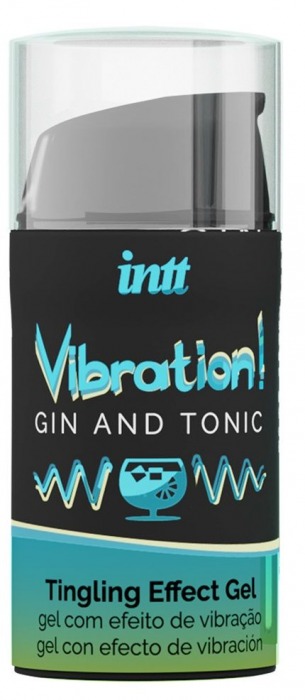 Жидкий интимный гель с эффектом вибрации Vibration! Gin   Tonic - 15 мл. - INTT - купить с доставкой в Смоленске