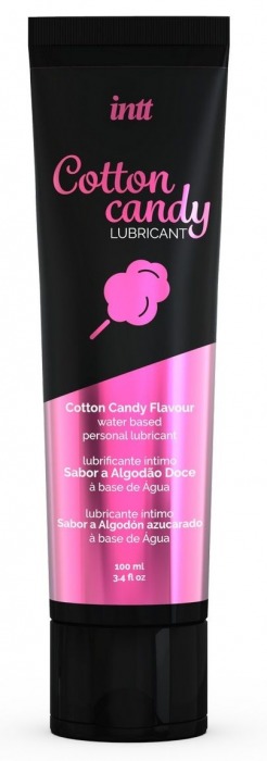 Интимный гель на водной основе Cotton Candy Lubricant - 100 мл. - INTT - купить с доставкой в Смоленске