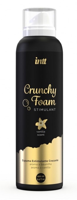 Пенка для массажа Crunchy Foam Stimulant Vanilla - 100 мл. - INTT - купить с доставкой в Смоленске