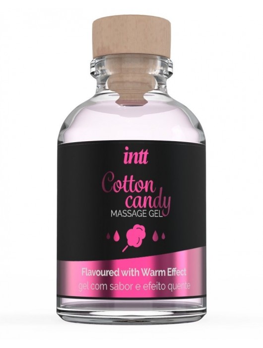 Массажный гель с согревающим эффектом Cotton Candy - 30 мл. - INTT - купить с доставкой в Смоленске