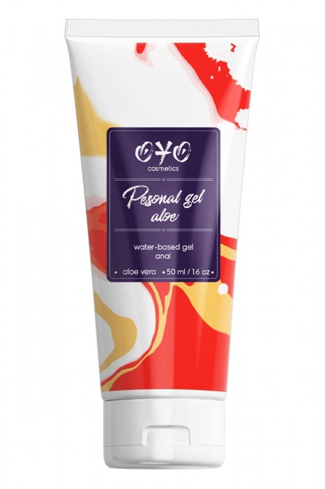 Анальная смазка на водной основе OYO Personal Gel Aloe - 50 мл. - OYO - купить с доставкой в Смоленске