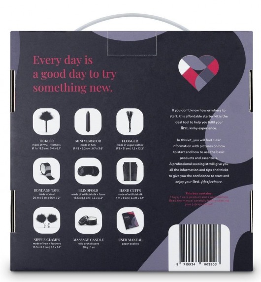 Стартовый набор БДСМ First Kinky Experience - Loveboxxx - купить с доставкой в Смоленске
