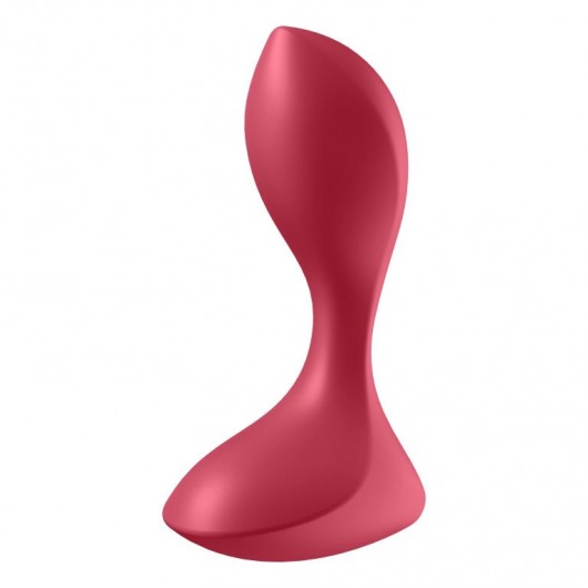 Красный вибромассажёр простаты Satisfyer Backdoor Lover - 14 см. - Satisfyer - в Смоленске купить с доставкой