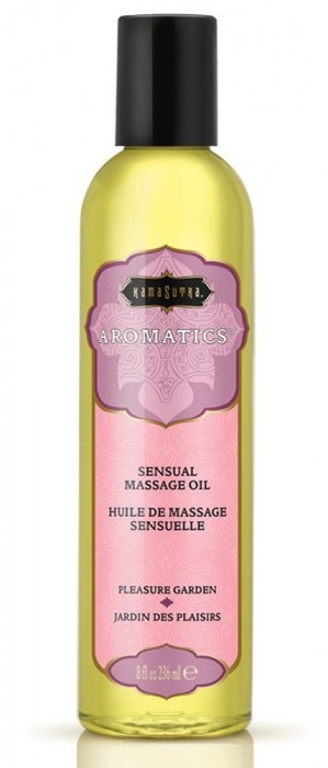 Массажное масло с цветочным ароматом Pleasure Garden - 236 мл. - Kama Sutra - купить с доставкой в Смоленске
