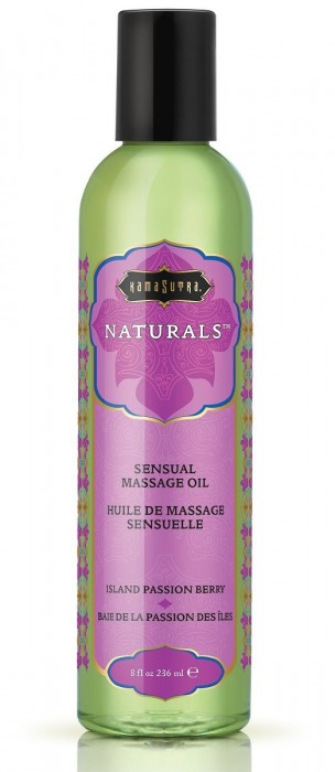Массажное масло Naturals Island Passion Berry с ароматом тропических фруктов - 236 мл. - Kama Sutra - купить с доставкой в Смоленске
