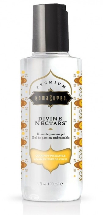 Гель-лубрикант на водной основе Divine Nectars Vanilla с ароматом ванили - 150 мл. - Kama Sutra - купить с доставкой в Смоленске