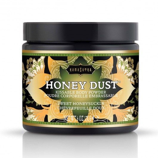 Пудра для тела Honey Dust Body Powder с ароматом жимолости - 170 гр. - Kama Sutra - купить с доставкой в Смоленске