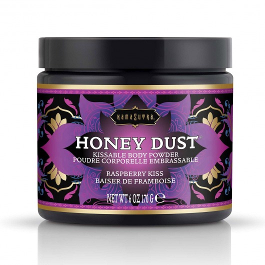 Пудра для тела Honey Dust Body Powder с ароматом малины - 170 гр. - Kama Sutra - купить с доставкой в Смоленске