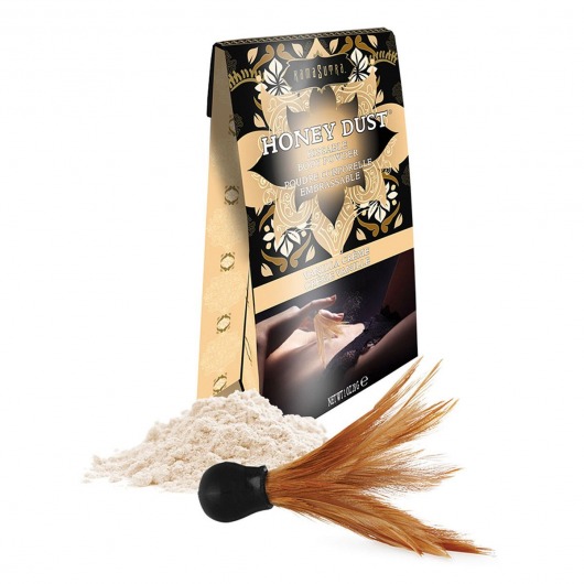 Пудра для тела Honey Dust Body Powder с ароматом ванили - 28 гр. - Kama Sutra - купить с доставкой в Смоленске