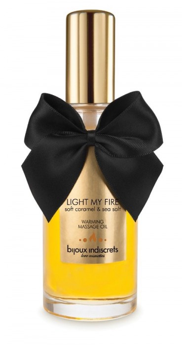 Массажное масло Light My Fire с ароматом карамели - 100 мл. - Bijoux Indiscrets - купить с доставкой в Смоленске