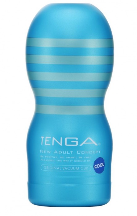 Мастурбатор с охлаждающей смазкой TENGA Original Vacuum Cup Cool - Tenga - в Смоленске купить с доставкой