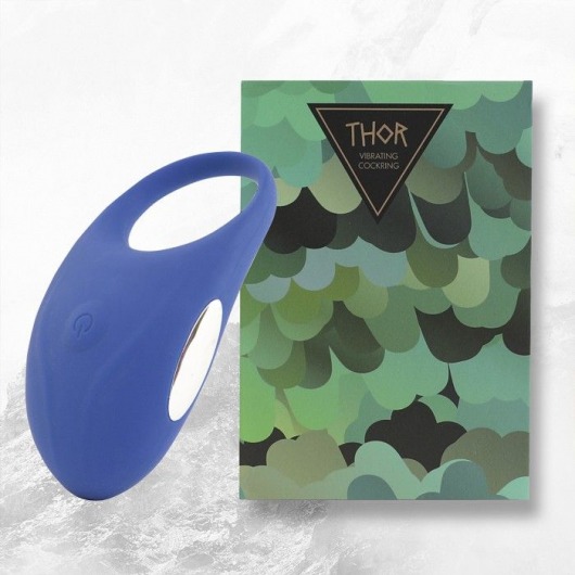 Синее кольцо с вибрацией Thor Cockring - FeelzToys - в Смоленске купить с доставкой