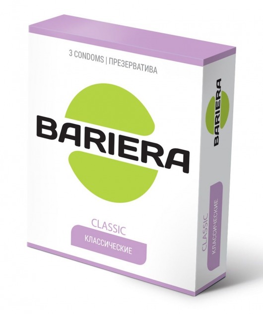 Классические презервативы Bariera Classic - 3 шт. - Bariera - купить с доставкой в Смоленске
