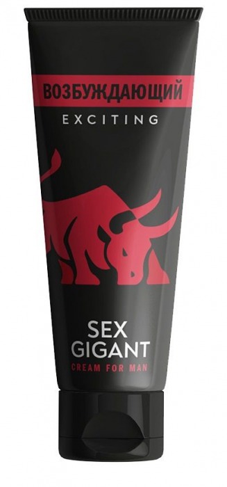 Возбуждающий крем для мужчин Sex Gigant - 80 мл. - Миагра - купить с доставкой в Смоленске
