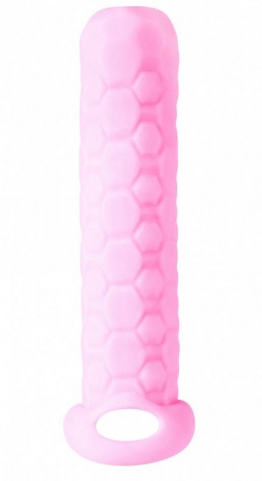 Розовый фаллоудлинитель Homme Long - 13,5 см. - Lola Games - в Смоленске купить с доставкой