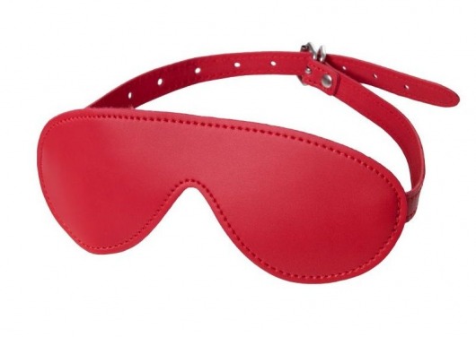 Красная маска Anonymo из искусственной кожи - ToyFa - купить с доставкой в Смоленске